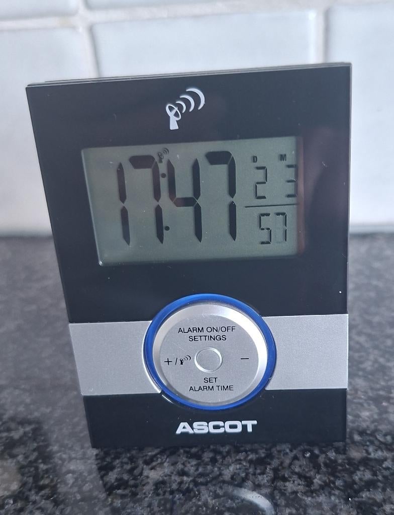 Ascot wekker radiografisch, Ophalen of Verzenden, Zo goed als nieuw, Digitaal