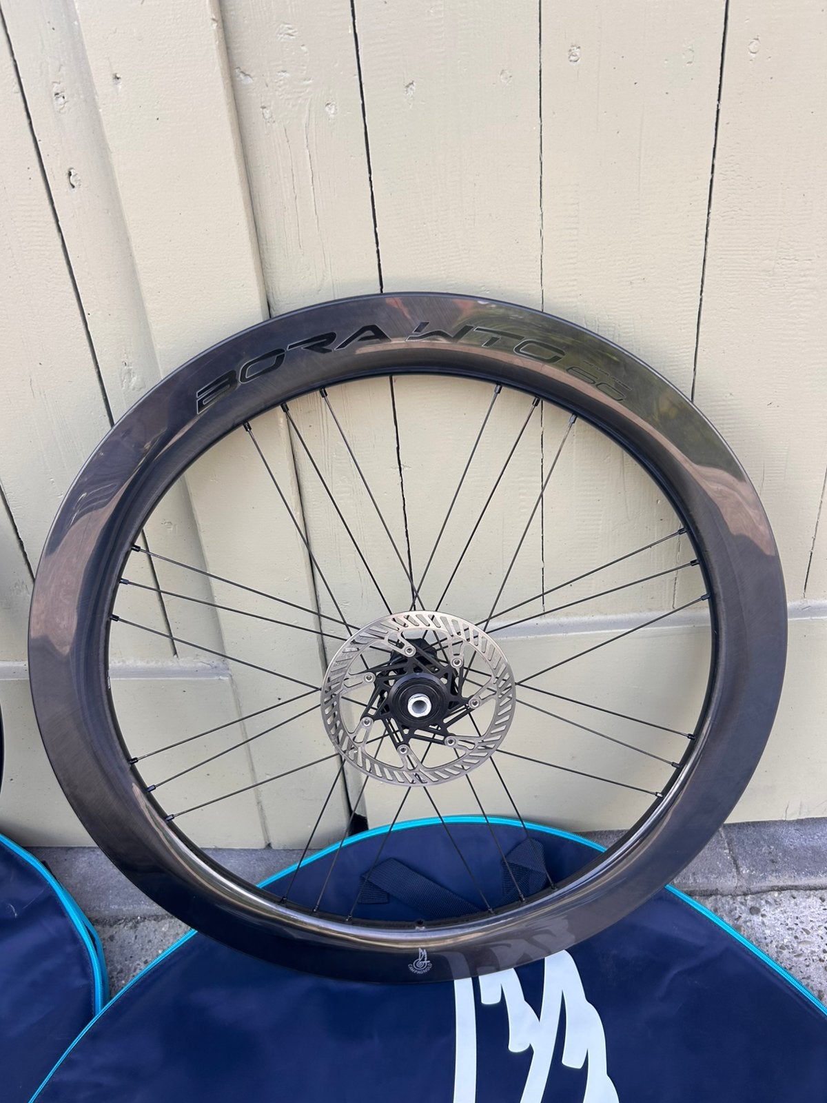 CAMPAGNOLO BORA WTO 60 DISC, Vélos & Vélomoteurs, Vélos Pièces, Comme neuf, Carbone, Enlèvement
