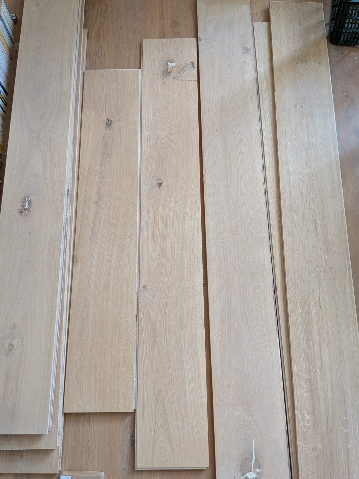 7 m² nieuw halfmassief eikenparket, Ophalen, Minder dan 25 mm, Eiken, Overige typen