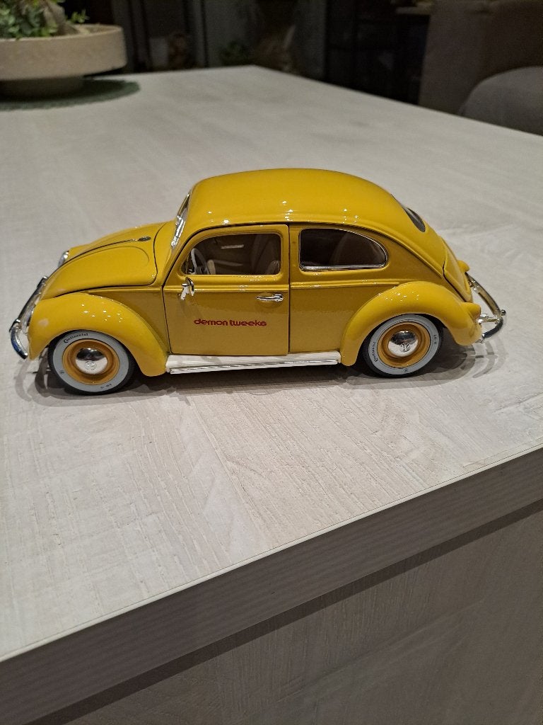Modelauto Beetle Kever 1955, Hobby en Vrije tijd, Ophalen, Zo goed als nieuw, Auto, Burago