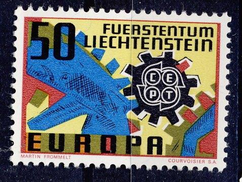 Liechtenstein 1967 - CEPT nr 474 **, Postzegels en Munten, Verzenden, Overige landen, Postfris