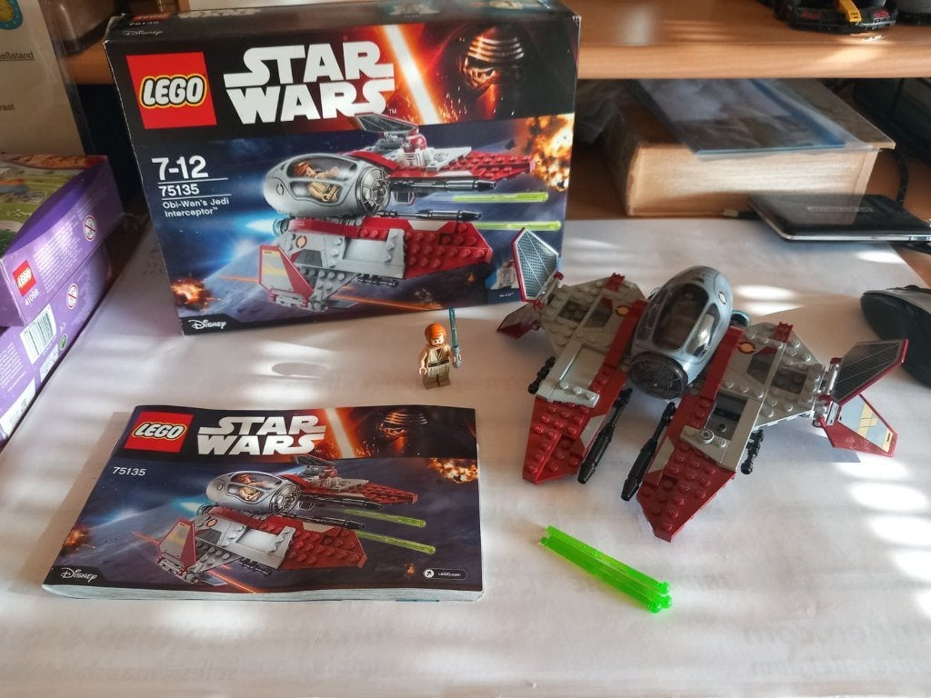 Lego 75135: Obi-Wan's Jedi Interceptor, Kinderen en Baby's, Inclusief instructies, Star Wars, Lego, Ophalen of Verzenden