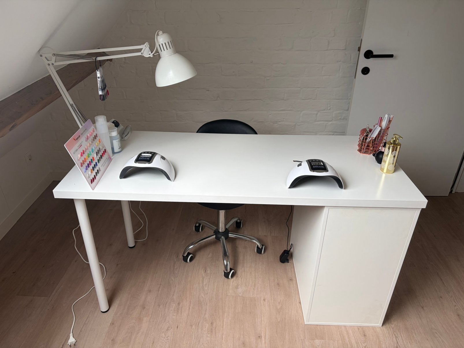 Nagelstyliste bureau, Enlèvement, Utilisé, IKEA, Bureau-armoire combiné