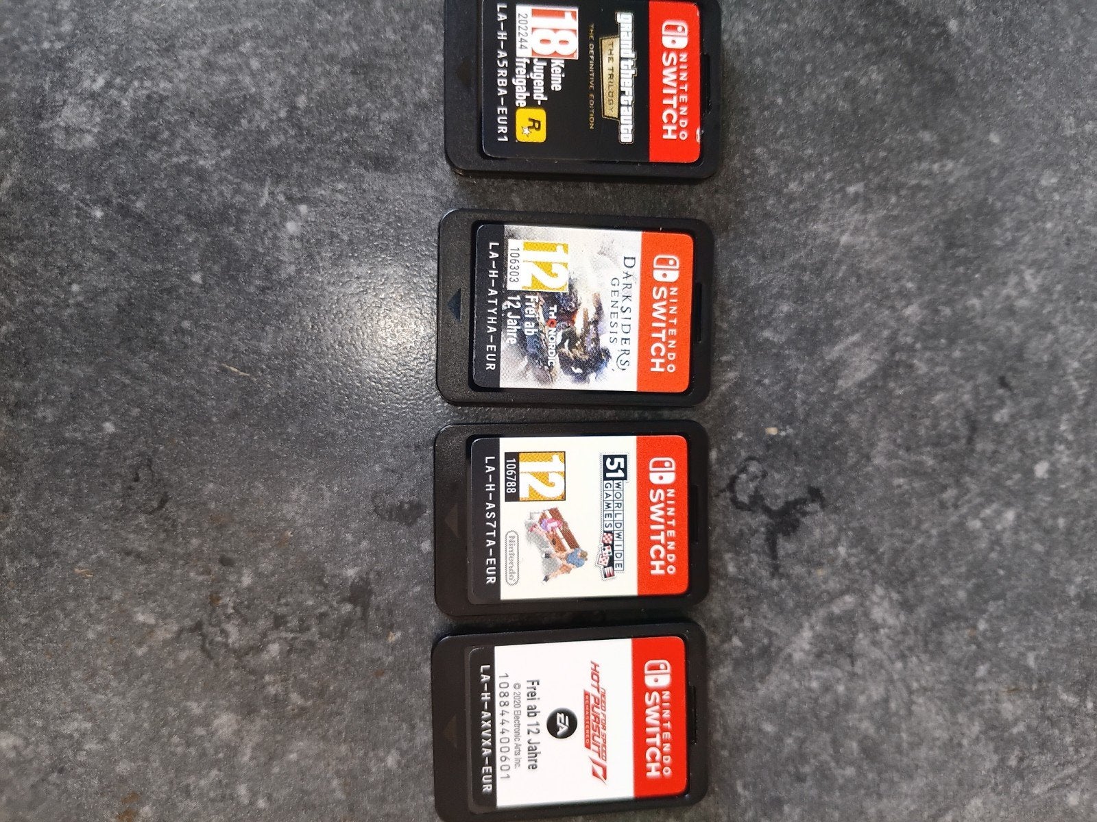 Nintendo switch games, Ophalen