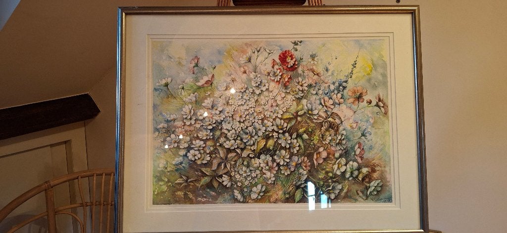 aquarel, Antiek en Kunst, Overige ondergronden, Impressionistisch, Aquarel, Ophalen