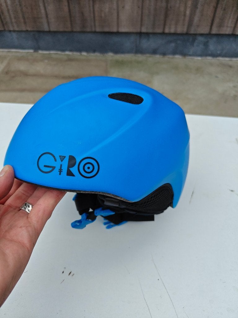 Skihelm GIRO Blauw (4 – 8 jaar), Ophalen, Zo goed als nieuw