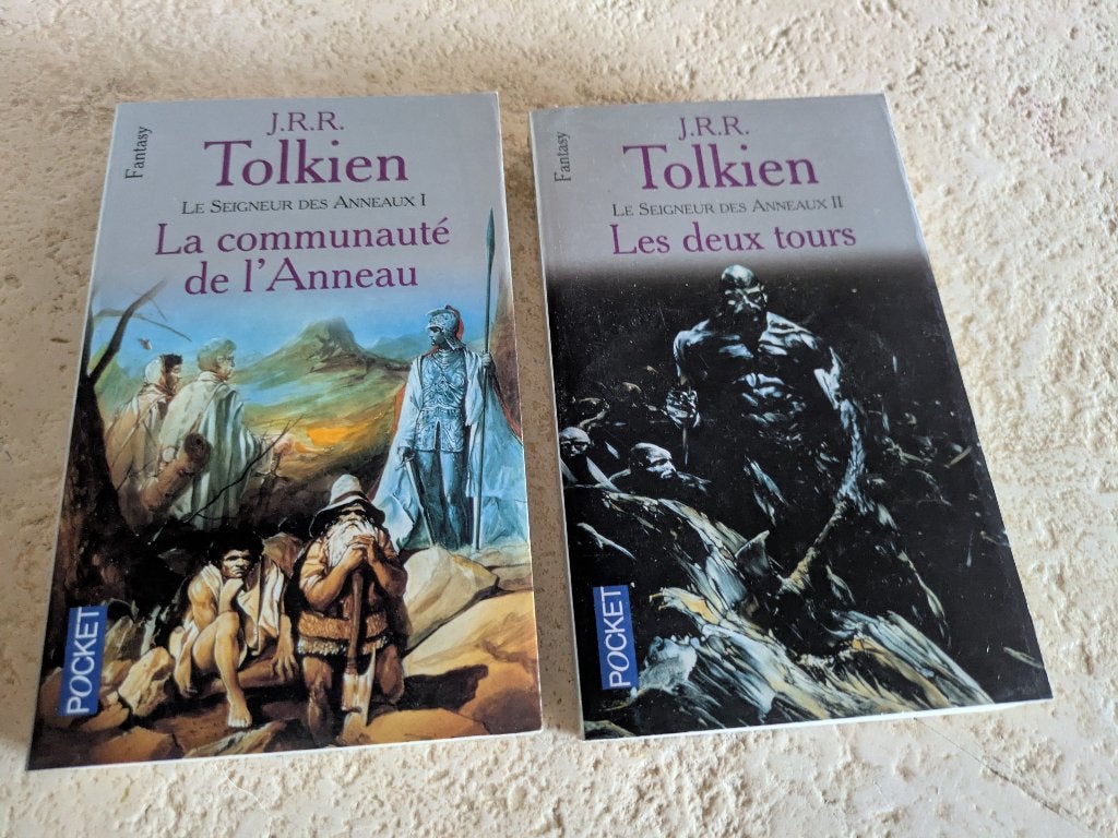 2 romans de J.R.R. Tolkien - Le seigneur des anneaux I & II., Livres, Envoi, Comme neuf, J.R.R. Tolkien.