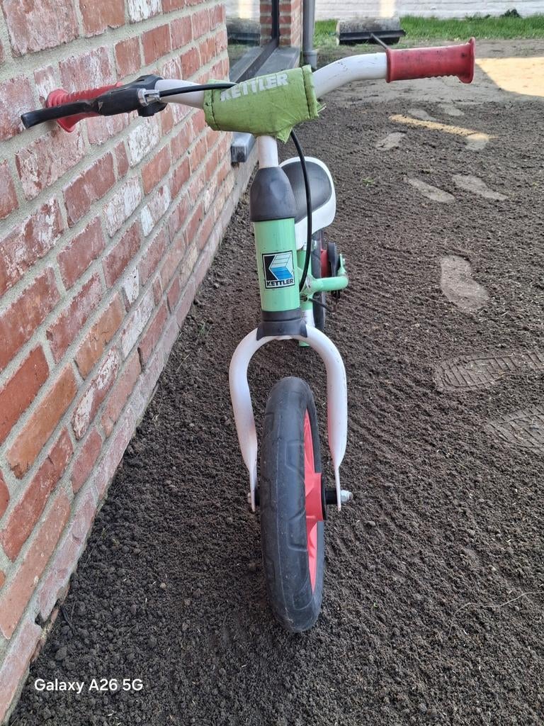 Loopfiets Kettler, Ophalen