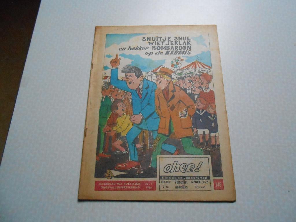 Ohee 145 Op de kermis 1966., Eén stripboek, Ophalen of Verzenden, Gelezen