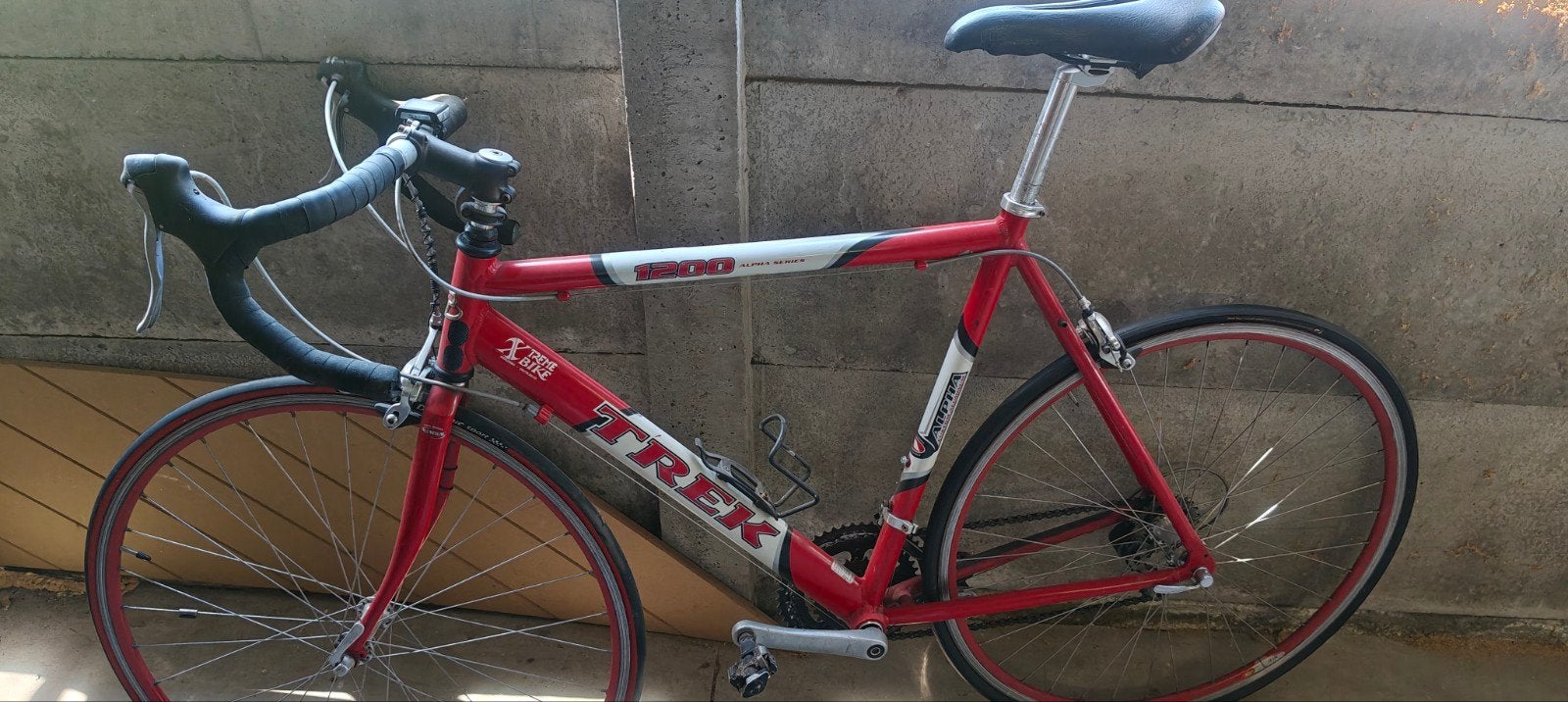Koersfiets trek met rollen, Ophalen