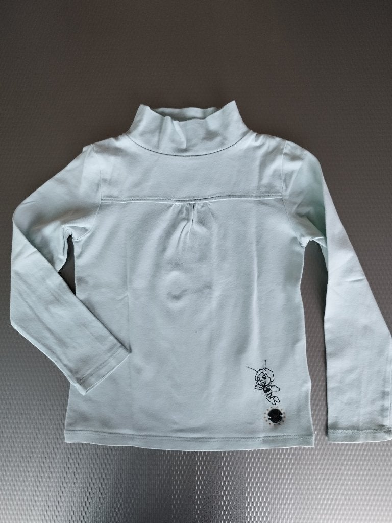 Longsleeve lichtblauw  Maya maat 104, Kinderen en Baby's, Kinderkleding | Maat 104, Ophalen of Verzenden, Zo goed als nieuw, Meisje