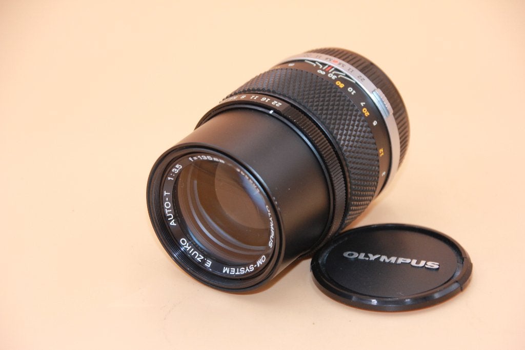 OLYMPUS OM 135/3.5, Enlèvement ou Envoi, Utilisé, Reflex miroir, Olympus