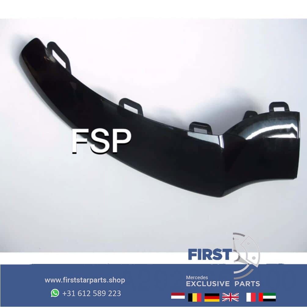 A2928852400 W292 GLE AMG VOORBUMPER SPOILER RECHTS ZWART 201, Gebruikt, -, Voor, Ophalen of Verzenden