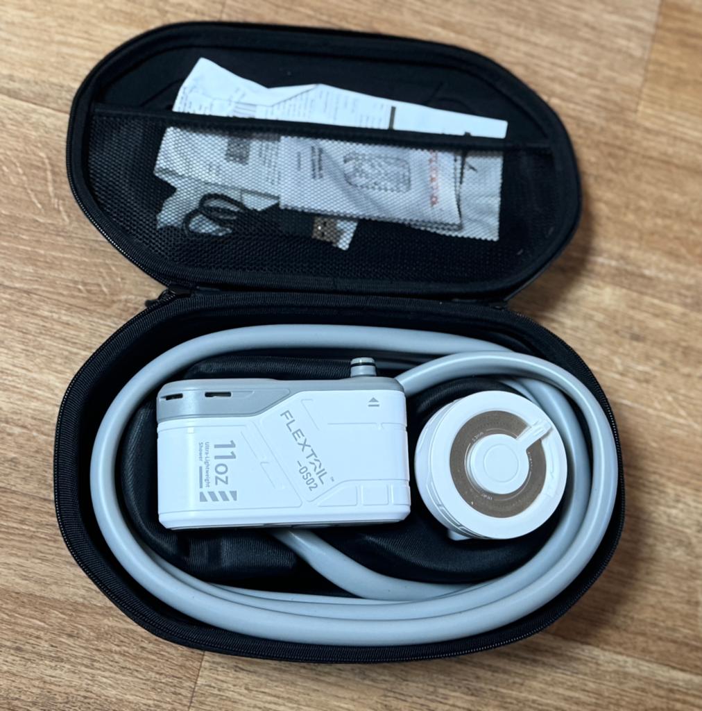Douche portable, Caravans en Kamperen, Kampeeraccessoires, Ophalen of Verzenden, Zo goed als nieuw