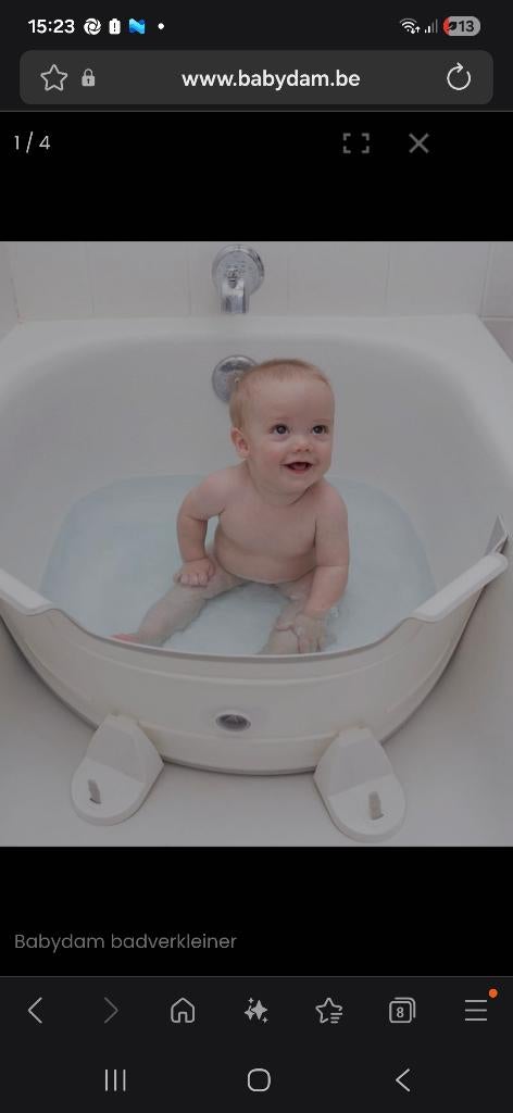Babydam badverkleiner, Kinderen en Baby's, Ophalen, Zo goed als nieuw, Overige typen, Standaard