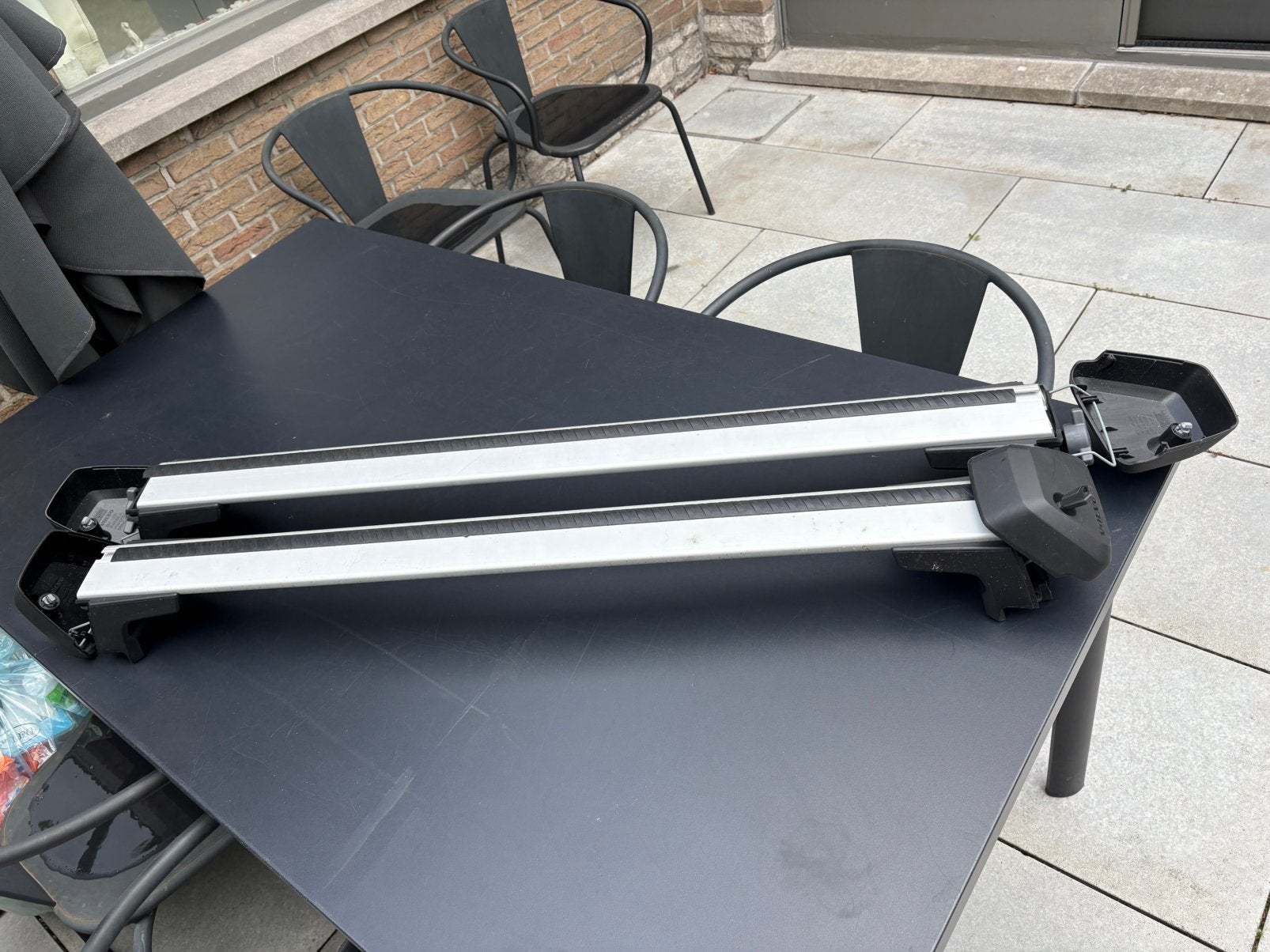 Thule Dakdragers volvo v60, Auto diversen, Dakdragers, Ophalen, Gebruikt