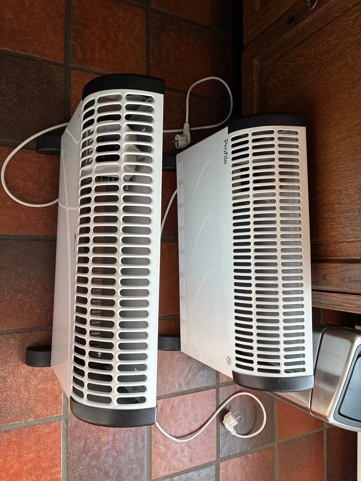 2 elektrische vuurtjes, Ophalen, Zo goed als nieuw, Radiator