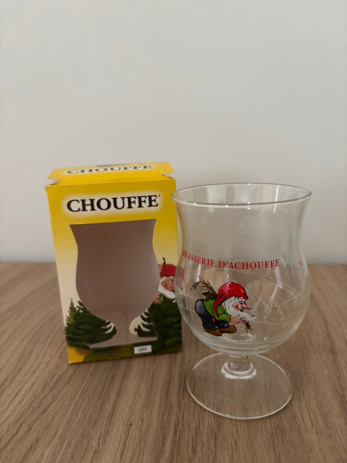 La Chouffe degustatieglas van 12 cl, Verzamelen, Ophalen of Verzenden, Nieuw, Bierglas