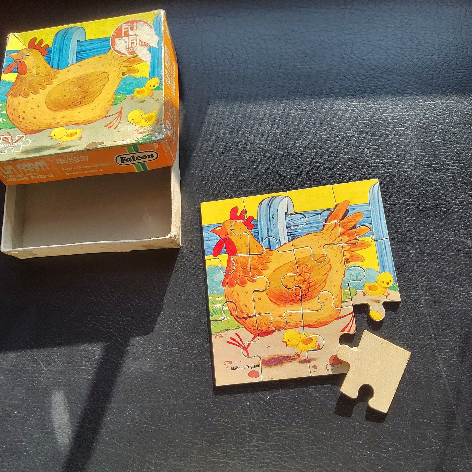 Houten puzzel: 2- 5 jarigen, 2 tot 4 jaar, Gebruikt, 10 tot 50 stukjes, Ophalen of Verzenden