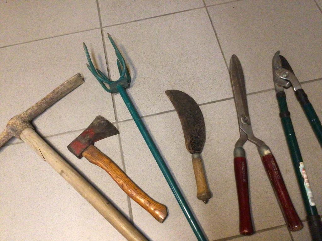 Lot de 7 outils, Ophalen, Pikhouweel