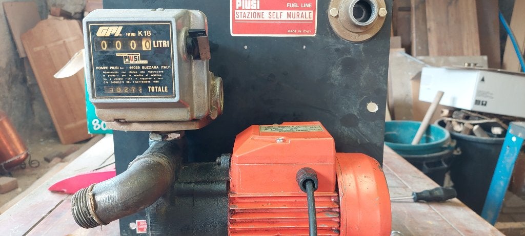 Diesel / mazout pomp, Ophalen, Gebruikt
