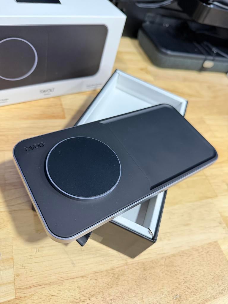 Favolt site 2 draadloos oplader iphone en airpods zwart, Ophalen, Nieuw