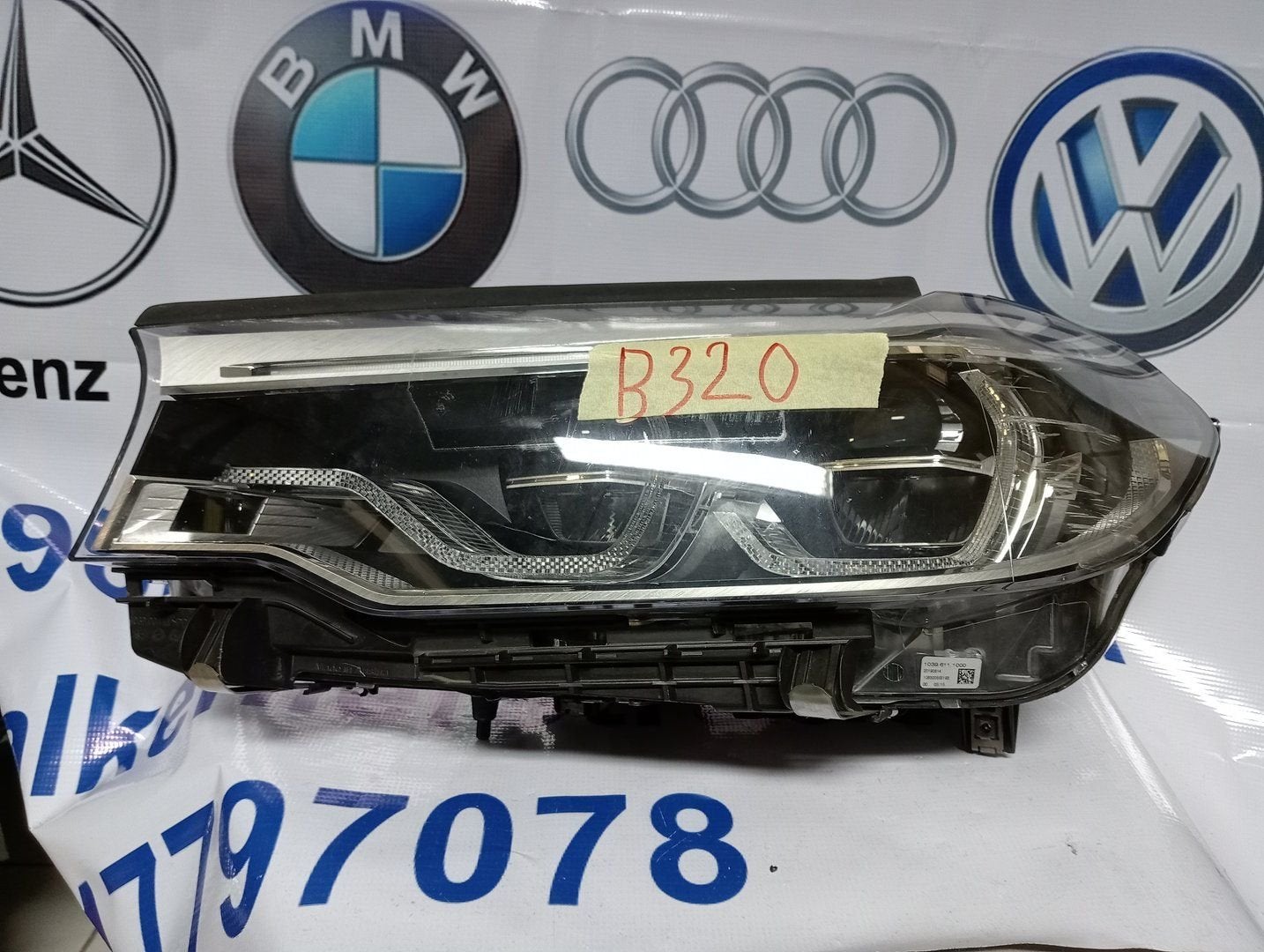 Koplamp BMW 5 Serie G30 G31 Full Led Adaptive 721496103 Link, -, Utilisé, -, Enlèvement ou Envoi
