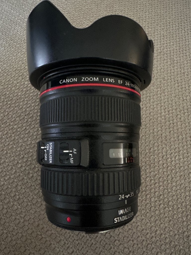 Canon zoom lens EF 24-105mm, Canon, Overige typen, Ophalen of Verzenden, Zoom