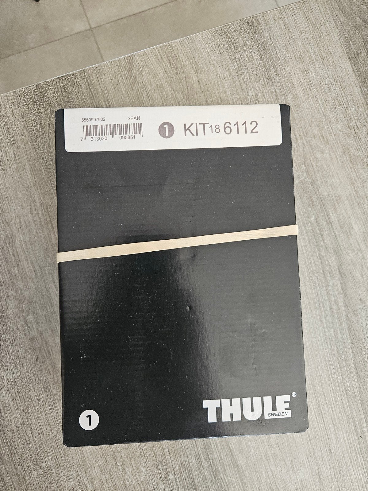 thule dakkoffer kit 6112, Auto diversen, Dakdragers, Ophalen of Verzenden, Nieuw