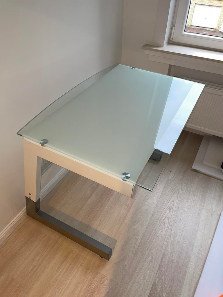 Bureau en verre, Enlèvement, Comme neuf, Verre