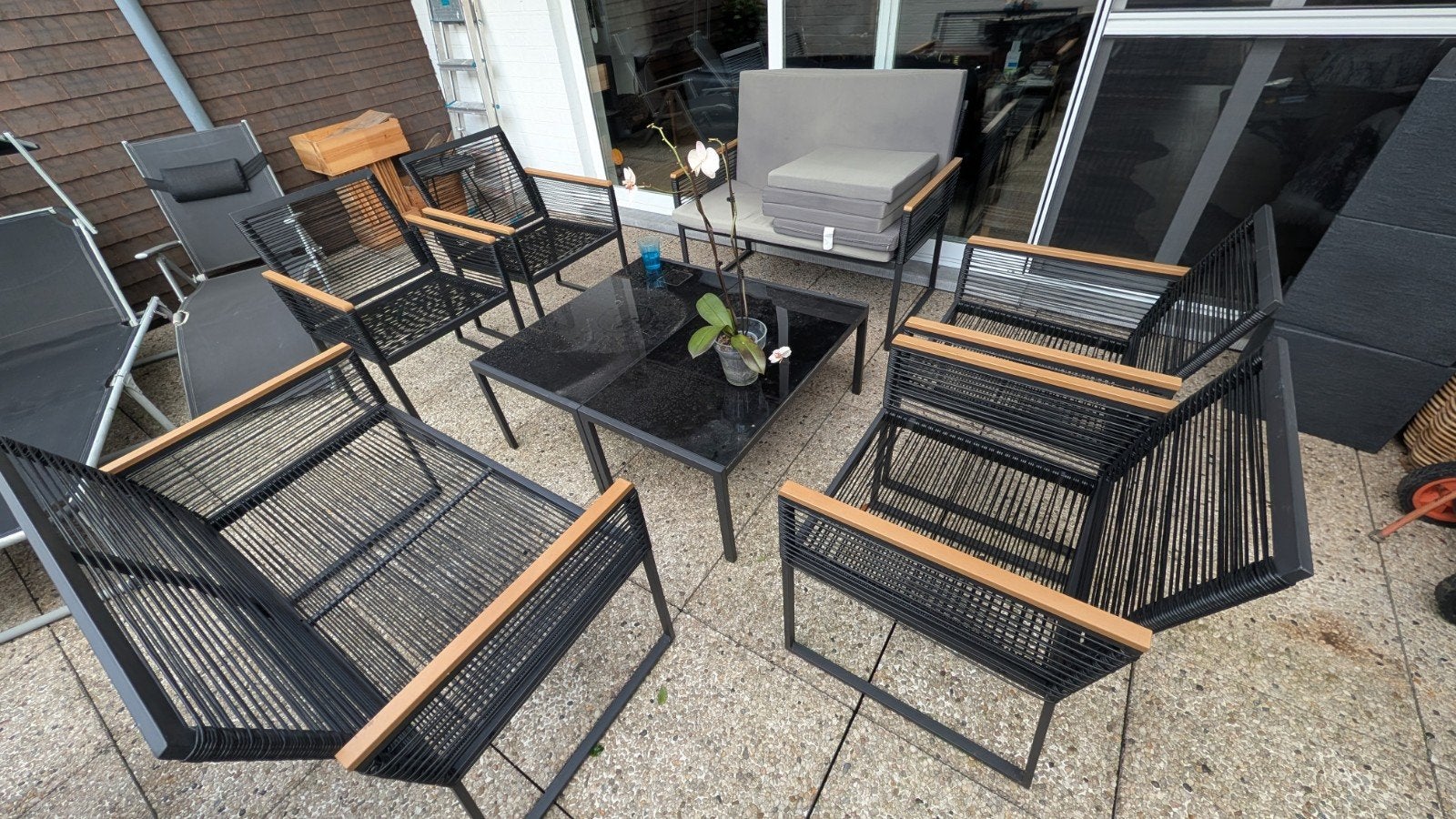 8-delige tuinset prima staat. 1/3 van nieuwprijs!!!, Tuin en Terras, Ophalen, Tuinset