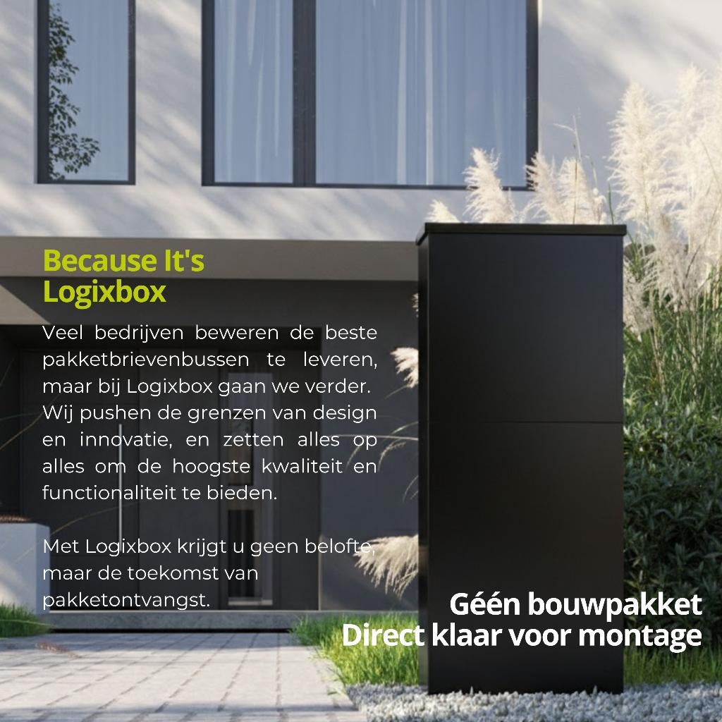 LOGIXBOX - Brievenbus voor pakketten en post - ACTIE, Enlèvement ou Envoi, Neuf, Acier, Sur pied