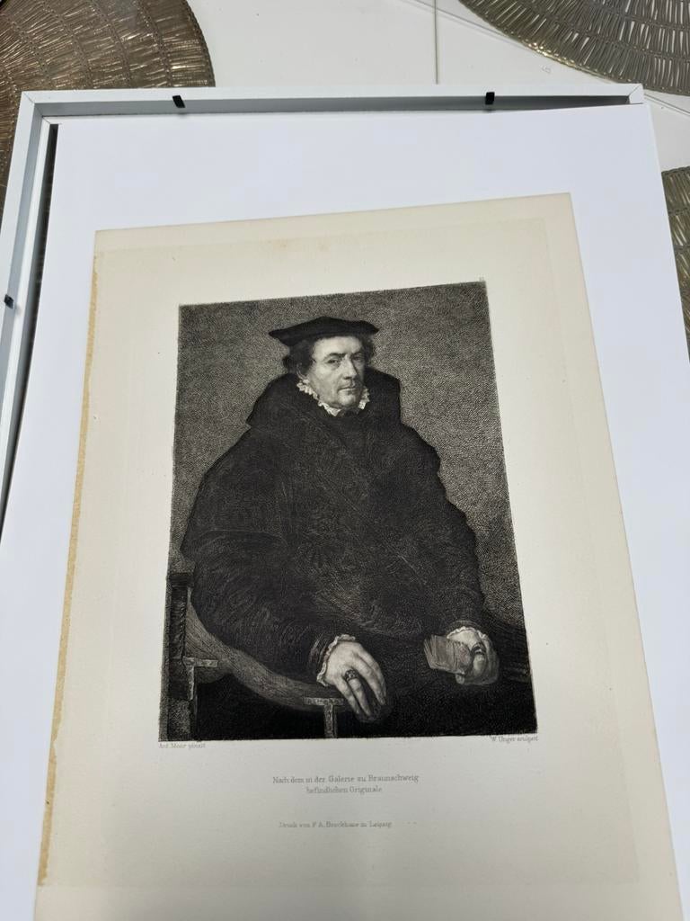 Antieke gravure 19e eeuw ets, Antiek en Kunst, Kunst | Etsen en Gravures, Ophalen, Ets