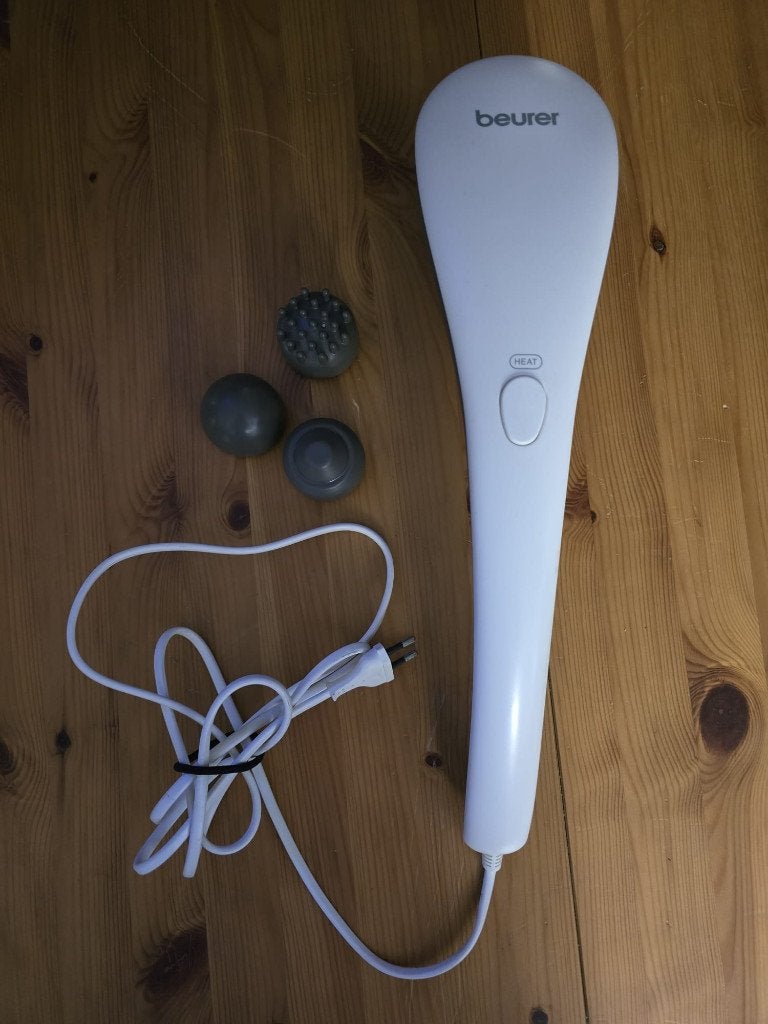 Masseur de dos Beurer Z33–massage vibrant+chaleur infrarouge, Enlèvement ou Envoi, Comme neuf, Appareil