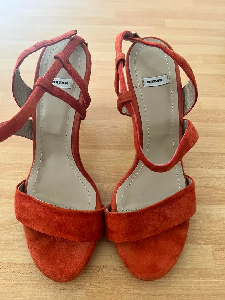 Chaussure à talons Natan orange 38.5, Enlèvement ou Envoi, Porté, Orange