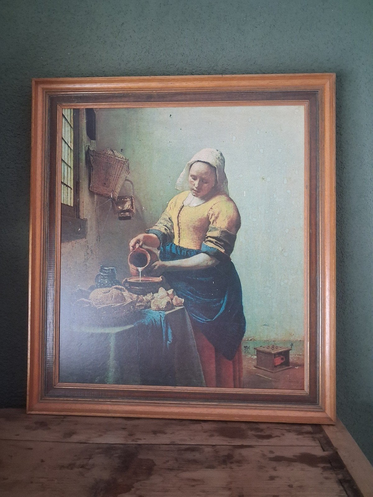 melkmeisje schilderij, Antiek en Kunst, Ophalen of Verzenden