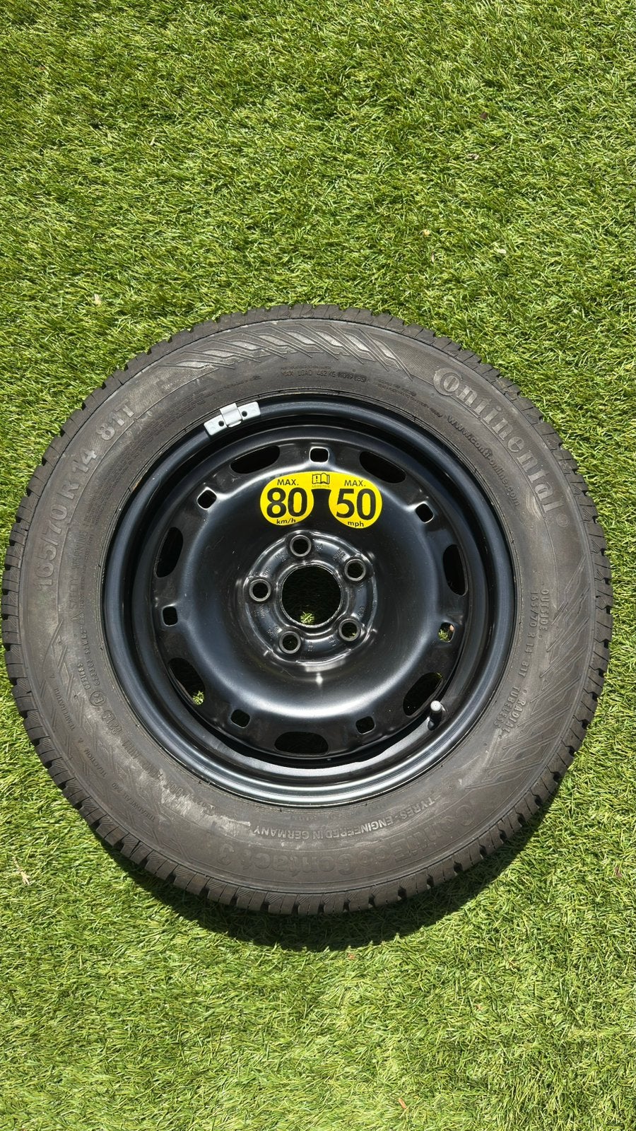 Reservewiel (thuiskomer) nieuw - 165/60 R14 81T, Ophalen, Nieuw