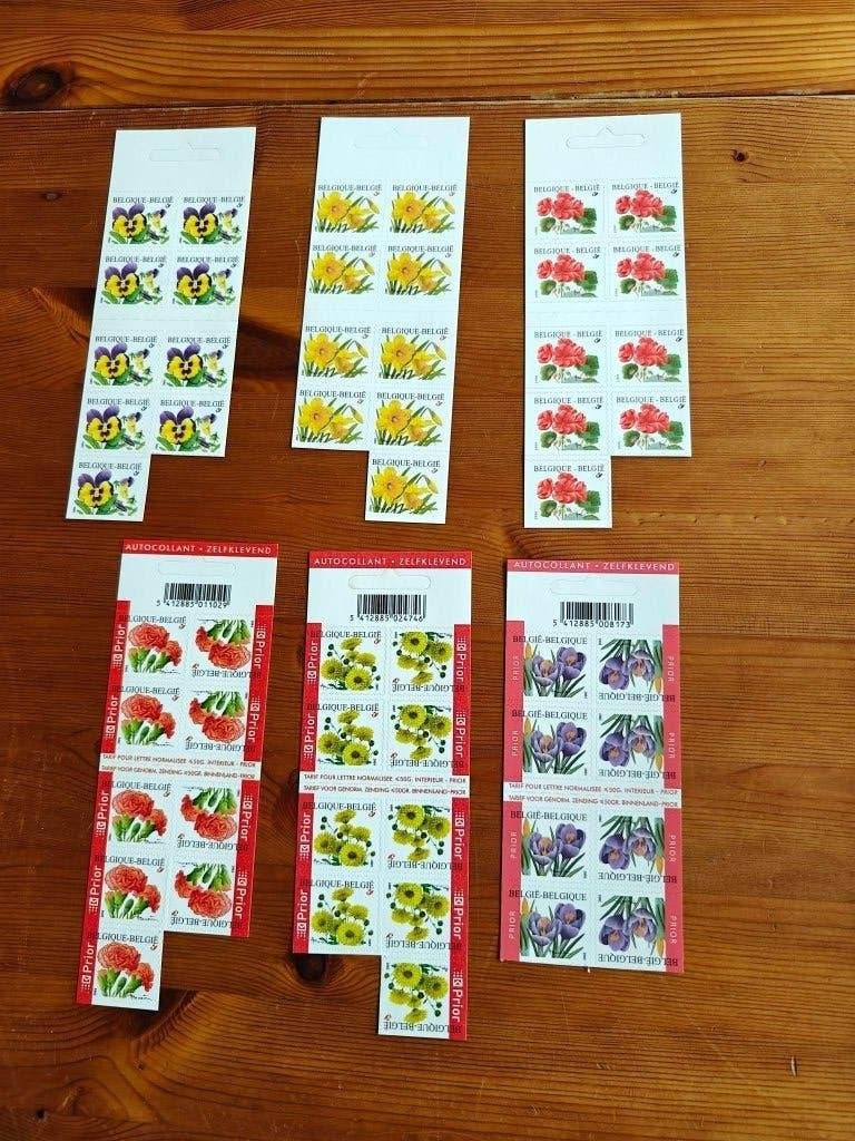 frankeerzegels - tarief 1 - België - bloemen, Postzegels en Munten, Frankeerzegel, Ophalen of Verzenden, Zonder stempel, Postfris