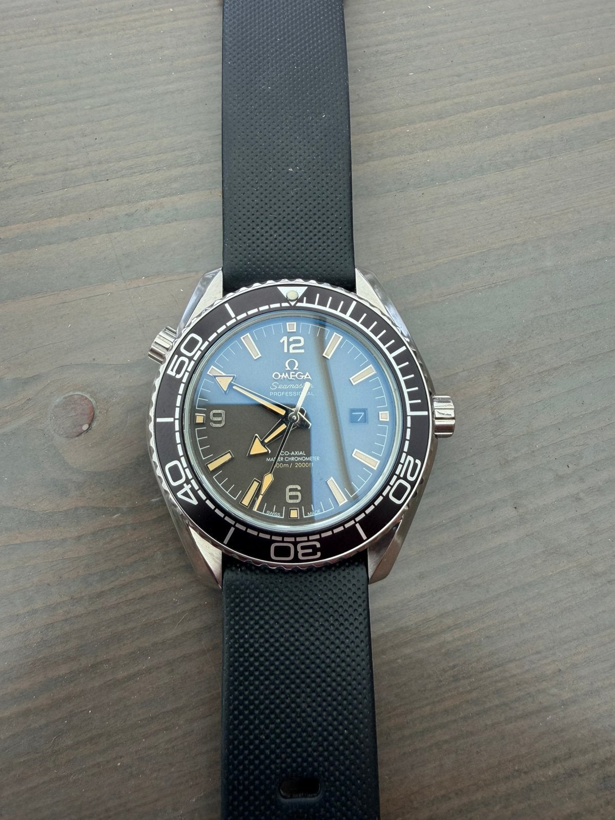 Omega seamaster automaat., Bijoux, Sacs & Beauté, Montres | Hommes, Acier, Enlèvement, Omega, Acier