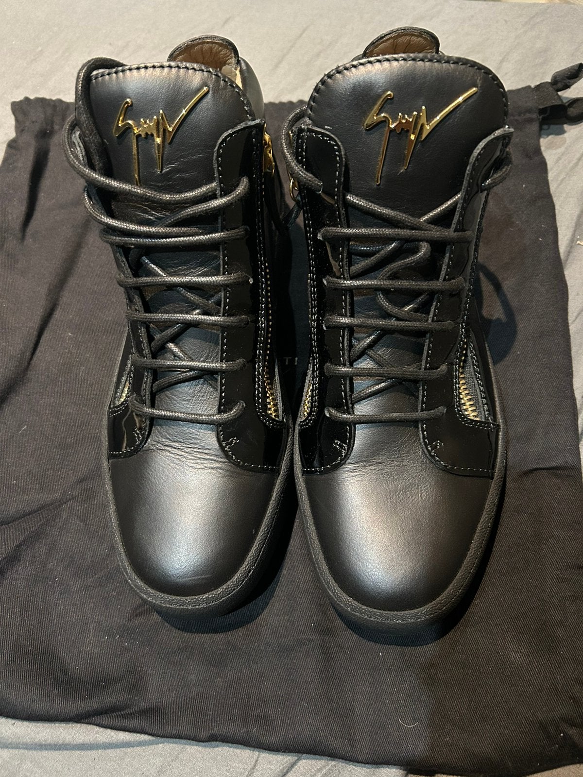 GIUSEPPE ZANOTTI  MID TOP - BASKETS MONTANTES - BLACK/GOLD, Vêtements | Hommes, Neuf, Enlèvement, Baskets, Noir