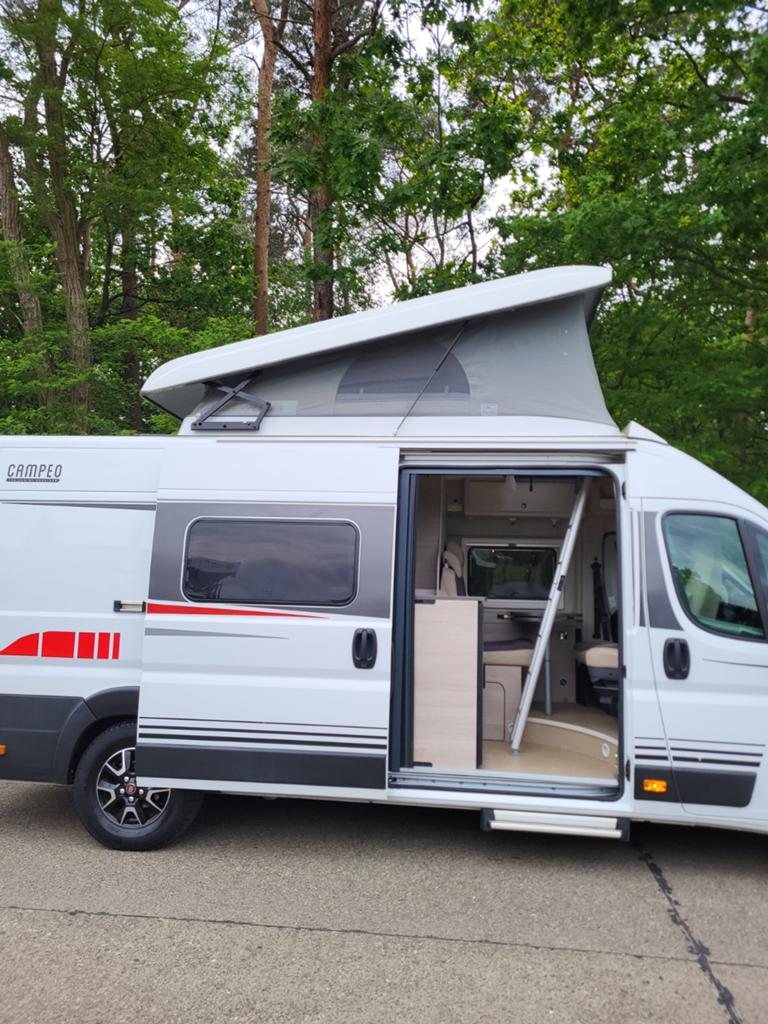 BURSTNER CAMPEO MET HEFDAK, Fiat Ducato in perfecte staat., Jusqu'à 4, Fiat, Boîte manuelle, Douche