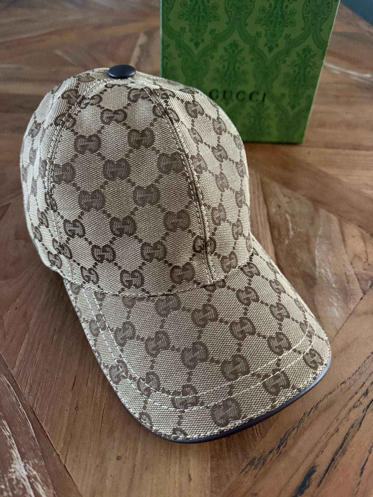 Gucci pet bruin, Kleding | Heren, Ophalen of Verzenden, Nieuw, One size fits all, Pet