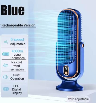 Draagbare Oplaadbare Aircooler / Ventilator – Nieuw, Elektronische apparatuur, Airco's, Ophalen of Verzenden, Nieuw