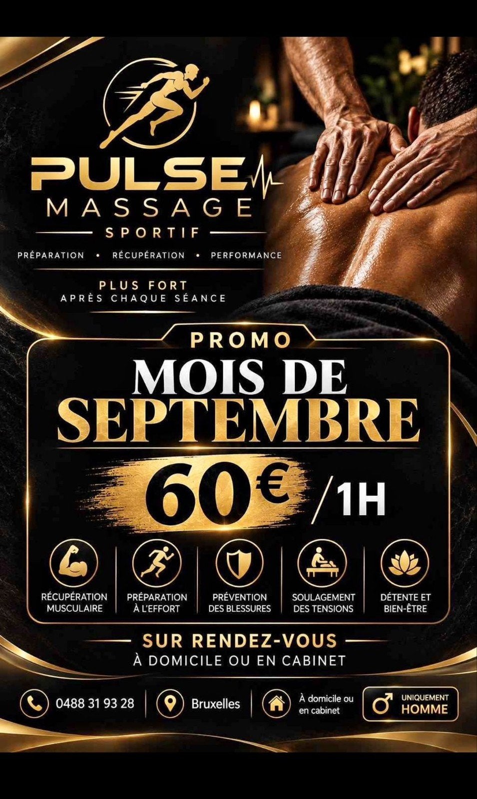 Massage Sportif, Sport en Fitness, Ophalen