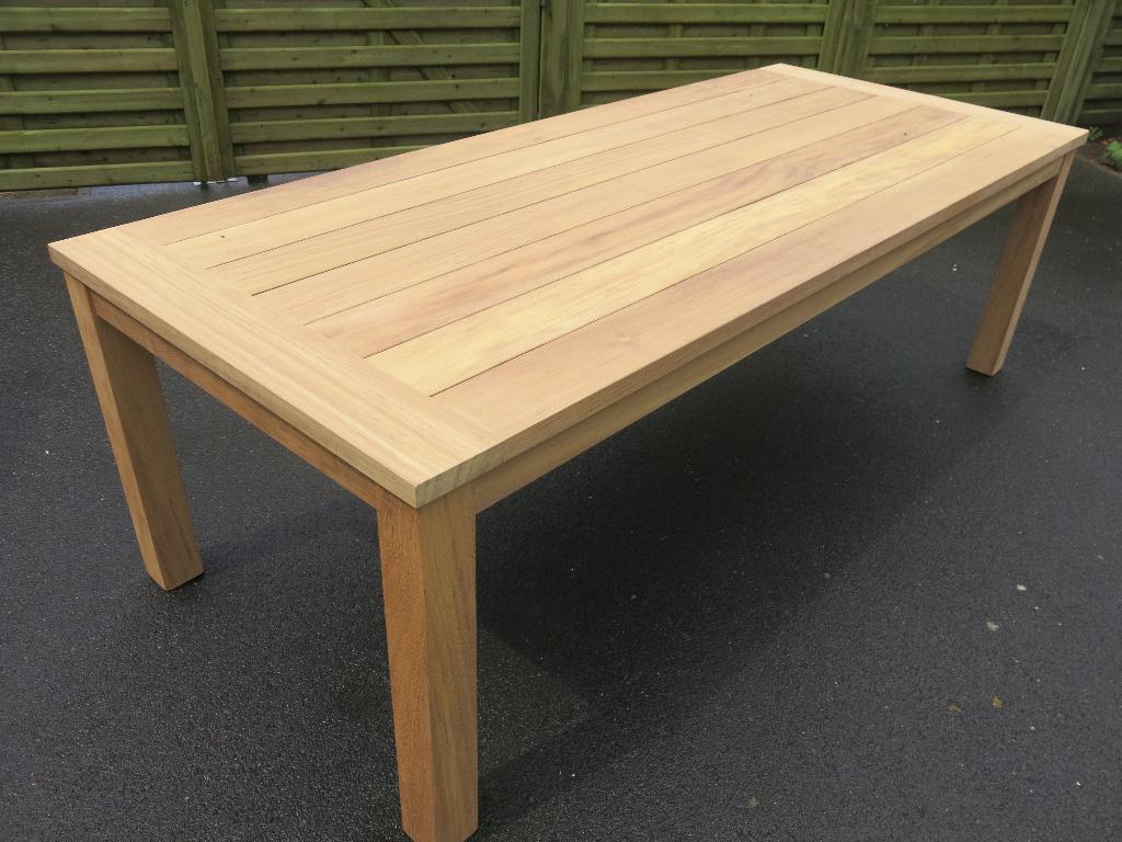 te koop grote teak tuintafel mooie prijs!, Tuin en Terras, Ophalen, Nieuw, Rechthoekig, Teakhout