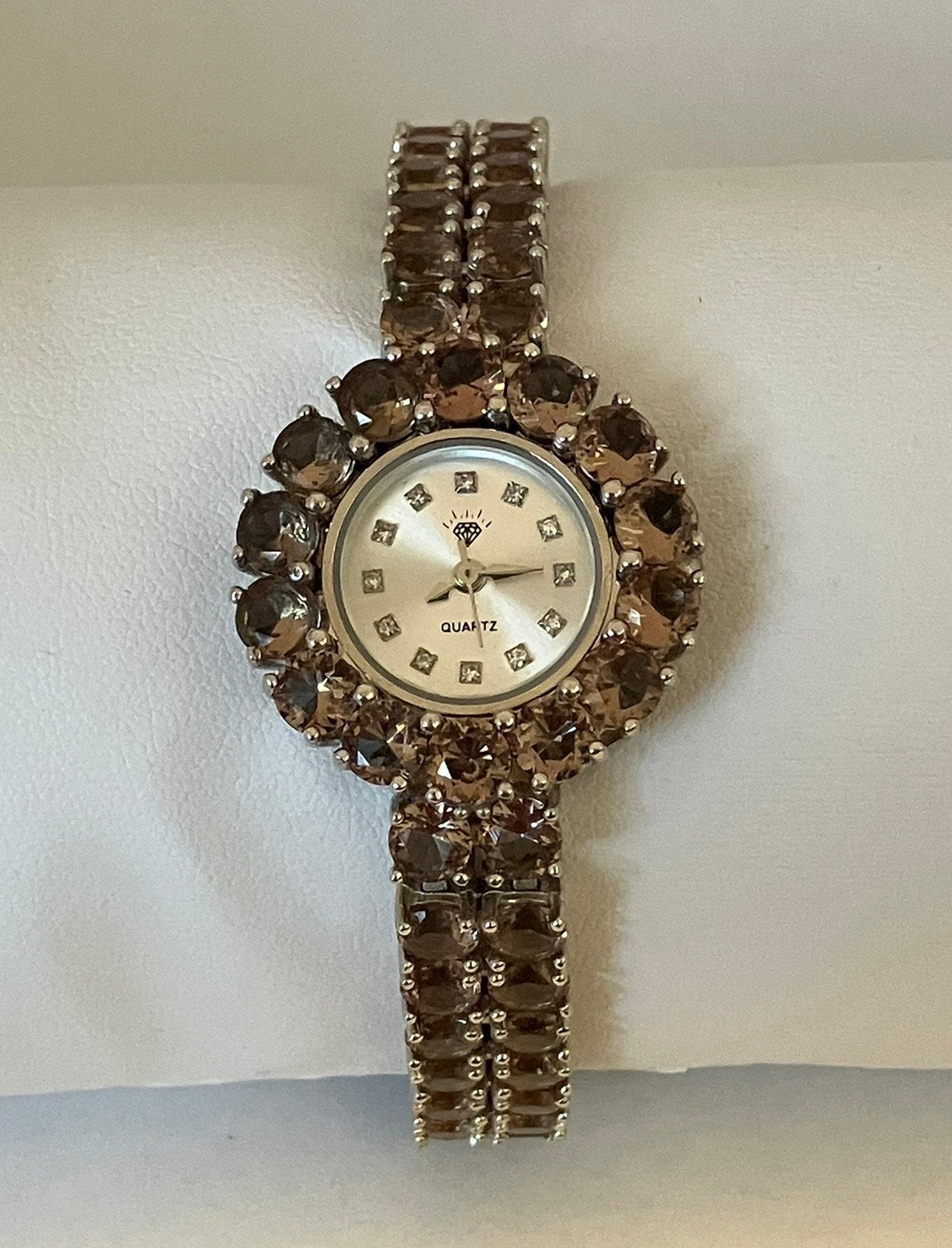 Zilveren Horloge 925 met Lab-Made Zultaniet (kleurveranderen, Bijoux, Sacs & Beauté, Autres marques, Enlèvement ou Envoi, Neuf