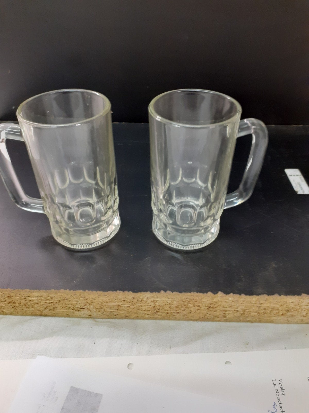 glazen Bierpot KT5, Verzamelen, Ophalen, Zo goed als nieuw, Bierglas