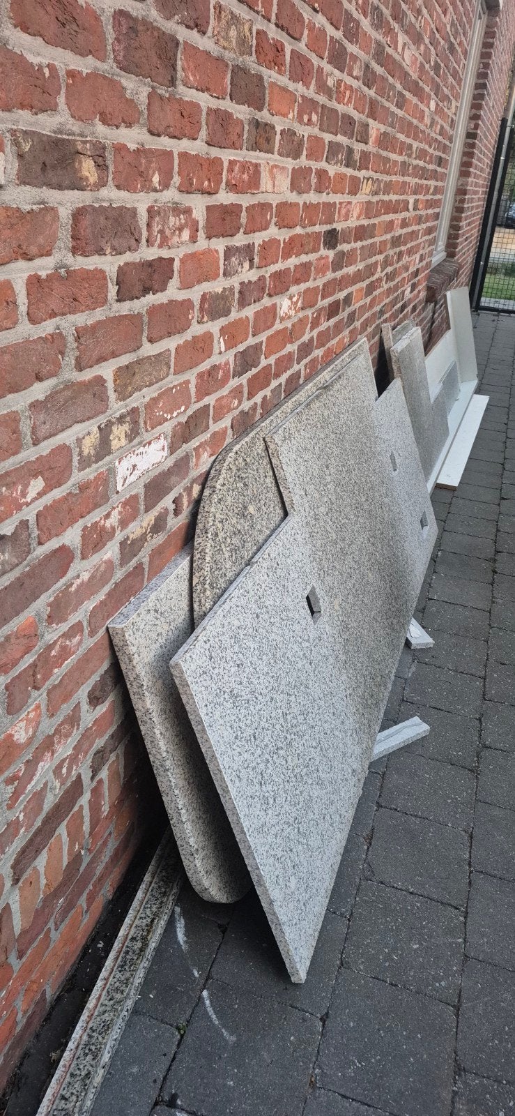 grote stukken graniet, Doe-het-zelf en Bouw, Platen en Panelen, Gebruikt, Overige materialen, 20 tot 50 mm, Ophalen