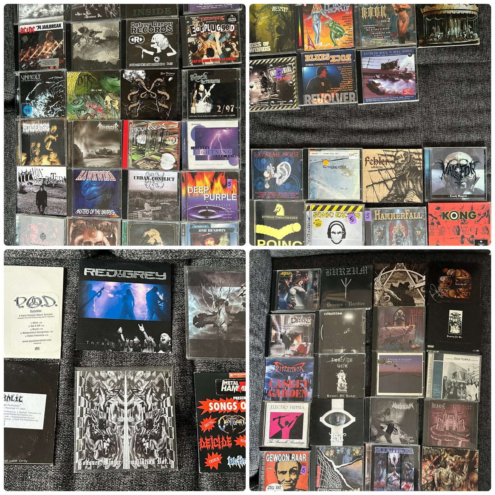 CDs grotendeels metal, Cd's en Dvd's, Cd's | Hardrock en Metal, Ophalen of Verzenden, Gebruikt