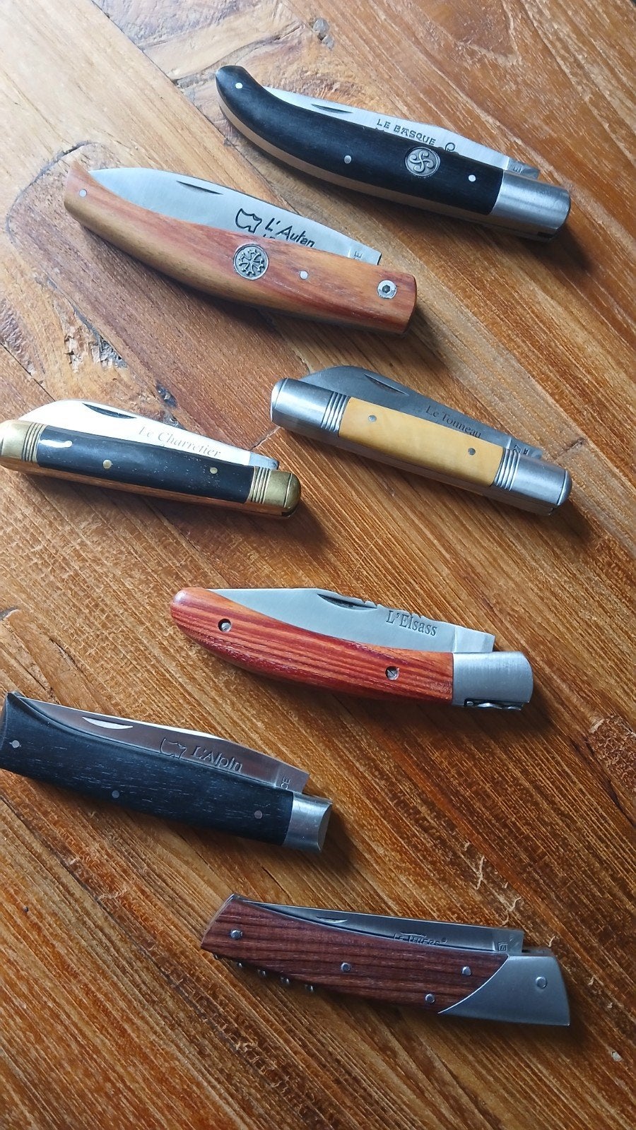 couteaux pliants de collection francais thiers laguiole, Enlèvement ou Envoi